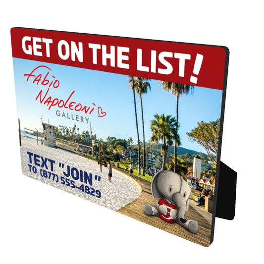 Custom "Join our TEXT List" Sign